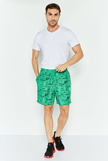 Puma Men Sportswear Fit Drawstring Outdoor Shorts, Green