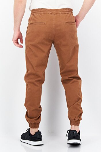 Champion Men Sportswear Fit Running Jogger Pants, Brown