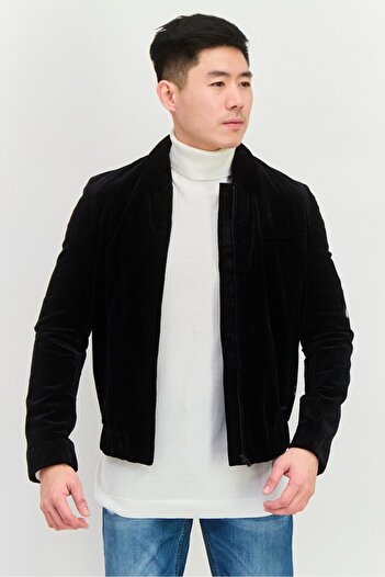 Hugo by Hugo Boss Men Solid Soft Shell Jacket , Black