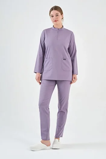 Owlet Medikal Lycra Soft Lilac Tunic Size Set