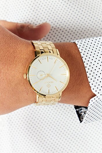 Gant Men G105009 Round Quartz Watches 42 mm, White