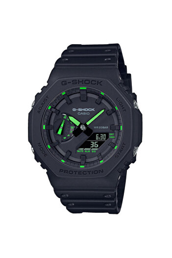 Casio Mens Watch GA-2100-1A3ER, Quartz, 45mm, 20ATM