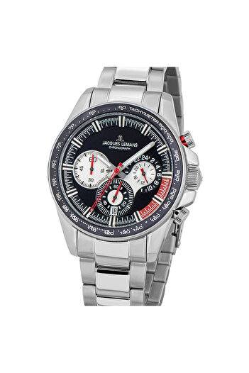 Jacques Lemans Ανδρικό Ρολόι 1-2127e, Quartz, 40mm, 10atm