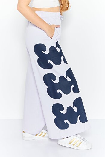 adidas x Marimekko Women Loose Fit Brand Logo Training Sweatpants, Lavender