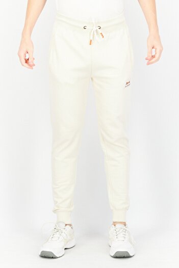 Le tigre Men Regular Fit Solid Jogger Pants, Cream