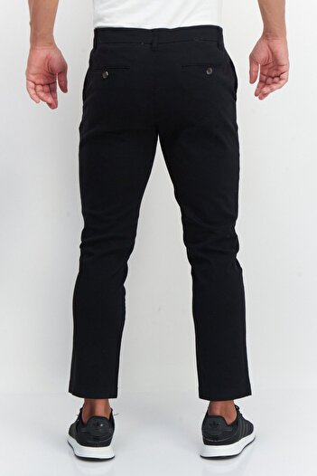 Tahari Men Slim Fit Flex Waist Flat Front Pants, Black