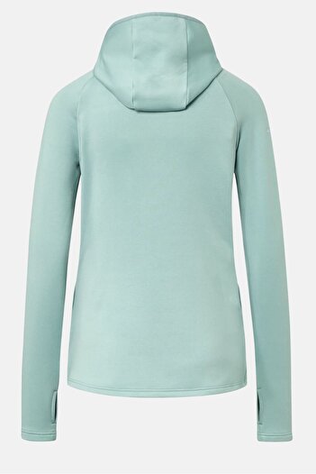 Tchibo Women Regular Fit Plain Hooded Jacket, Mint Green