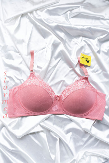 STORMED Underwear Women's Lace C Cap Supportless Bra 350