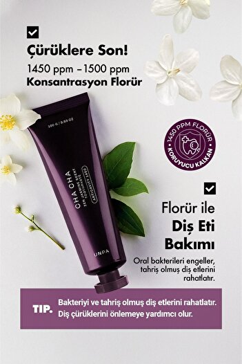 UNPA UNPA Cha Cha Toothpaste Jasmine & Mint 100g