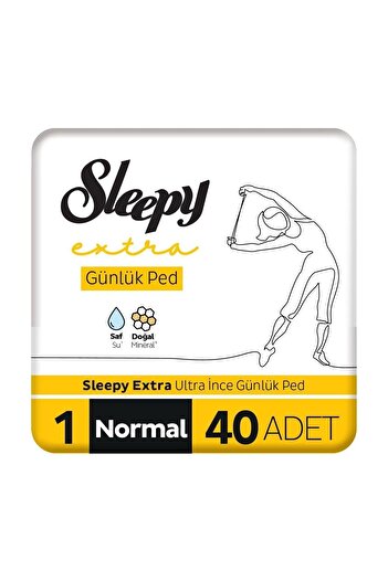 Sleepy Extra Ultra Ince Günlük Ped Normal 40 Adet