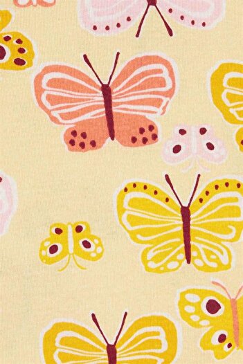 Carter's Carters Kız Bebek Kelebek Detaylı 4'lü Pijama Takımı