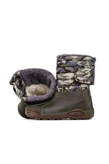 IGOR Kışlık Çocuk Topo Skı Camo Kaki Yağmur Çizmesi