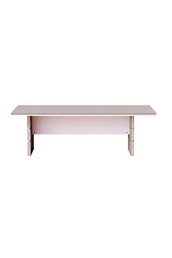 Mahmayi Zelda Conference Table | Office Conference cum Meeting Table, Anthracite Linen_240cm