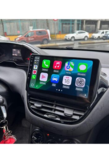 Navigold PEUGEOT 208-2008 9" 8+128 ANDROİD APPLE CARPLAY ANDROİD AUTO MULTİMEDİA TEYP