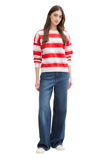 Tom Tailor Denim Hanorac cu guler rotund
