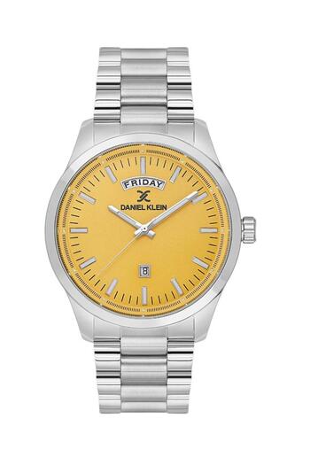 Daniel Klein Dk.1.13817-6 Water Resistant Classic Steel Plated Metal with Calendar and Day Display