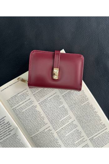 ALTUDA Women's Clip Closure Zipper Wallet