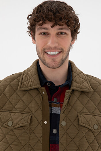 U.S. Polo Assn. Men's Khaki Knitted Cardigan 50290580 -Vr027