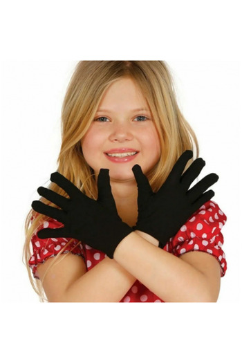 Skygo Black Lycra Marching Show Gloves (10 Pairs)