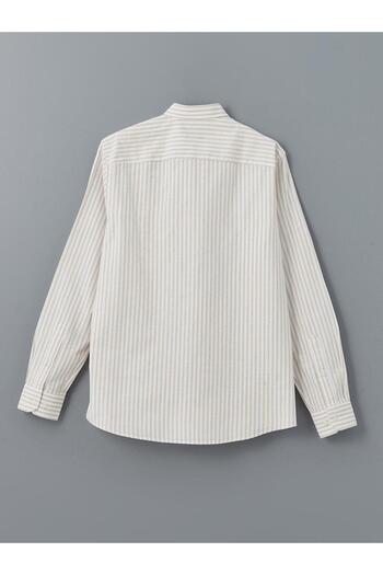 LC Waikiki Ανδρικό ριγέ μακρυμάνικο πουκάμισο LCWAIKIKI Classic Regular Fit