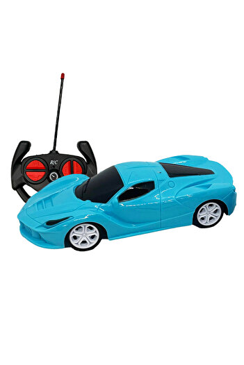Gokidy Full Fonksiyon Uzaktan Kumandalı Pilli Speed Car 1:24 Ölçek - Mavi