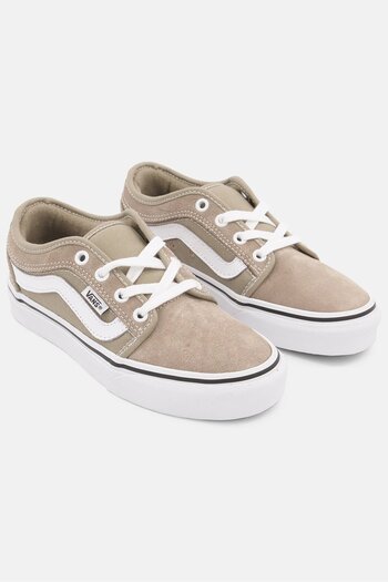 Vans Women Chukka Low Sidest Lace Up Sports Shoes, Khaki