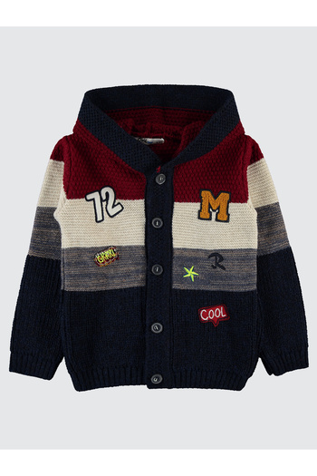 Civil Boys Red Cardigan for Boys 2-5 Years Old