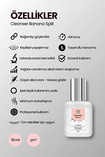 nunlash CLEANSER BANANA SPLİT 10ml