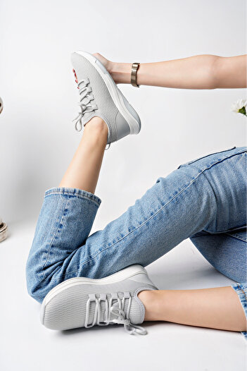 pasyone Gray Women's Mesh Casual Shoes