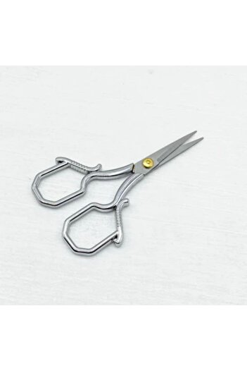 OZN AKSESUAR Promise Engagement Scissors Silver, Ribbon Opening Special Day Merasim Sewing Embroidery Scissors