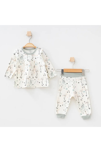 Aziz Bebe Flamingo 2 Piece Girl Set