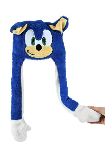 Knock Knock Led Işıklı Peluş Sonic Şapka