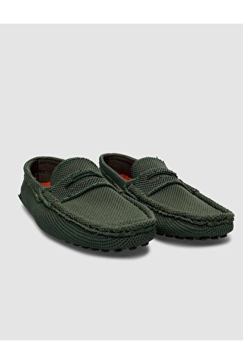 Cabani Triko Haki Erkek Loafer