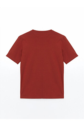 LC Waikiki Ανδρικό T-Shirt LCW Crew Neck χτενισμένο βαμβακερό