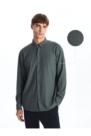 LC Waikiki LCW Vision Regular Fit Довгорукавна чоловіча сорочка