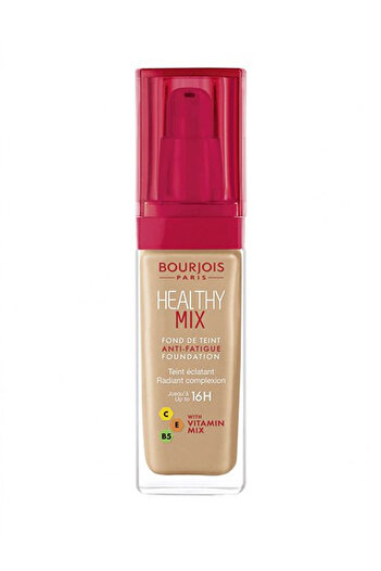 Bourjois Bourjois FacesBeige Anti-Fatigue Liquid Foundation Healthy Mix 55 Dark Beige