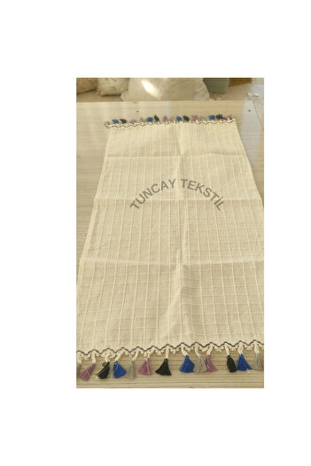 TUNCAY TEKSTİL buldan monika colorful pom-pom runner