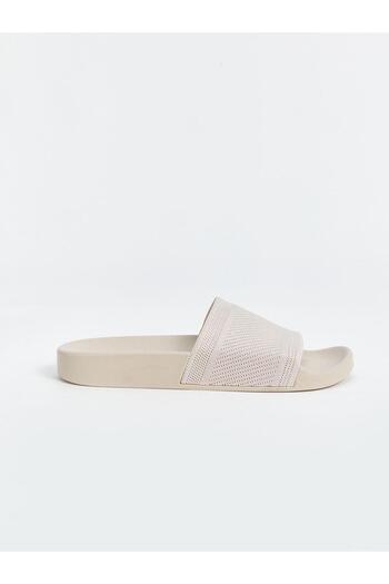 LC Waikiki Steps Beige Single Strap Women's Slippers