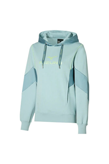 MIZUNO Hanorac de damă cu glugă BlueGreen