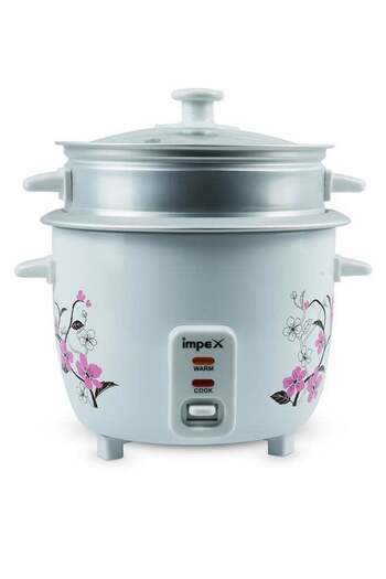 İMPEX 1L Electric Rice Cooker Automatic Cooking Keep Warm Aluminum Inner Pot 400W RC2801