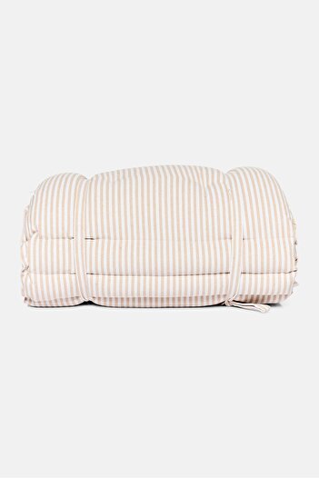 Muy Mucho Stripe Rollable Mat 180 x 60 cm, White