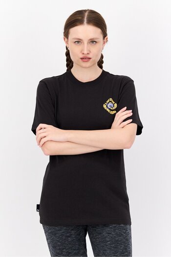 Puma Women Relaxed Fit Short Sleeve Outdoor T-Shirt, Black