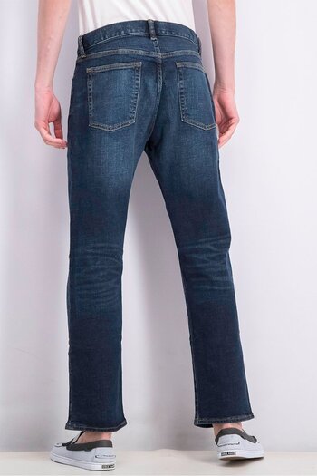 GAP Men Straight Jeans, Denim Blue