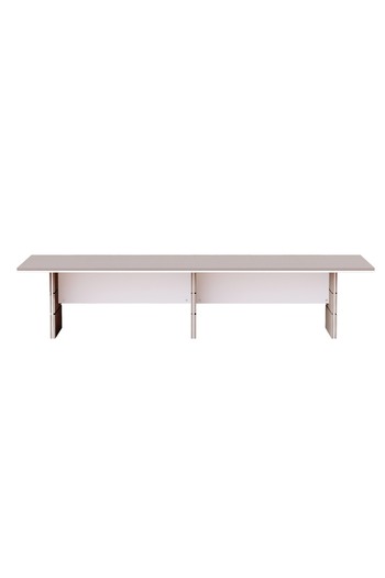 Mahmayi Zelda Conference Table | Office Conference cum Meeting Table, Anthracite Linen_360cm