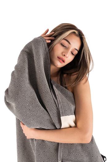 Akaystore 100% Cotton Patterned Peshtemal |   Beach Towel