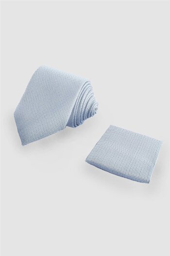 Tudors Plain Men's Tie with Pocket Handkerchief