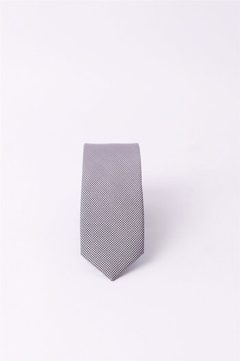 Tudors Self-Patterned Plain Men's Gray Tie