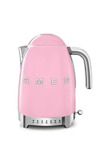 SMEG Pink Heat Adjustable Kettle Klf04Pkeu