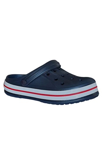 Akınal Bella E457 Navy Blue/White Men's Sabo Slippers
