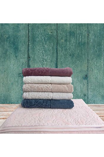 Nurpak Sevgi 6 Pieces Hand Face Towel 50X90 cm